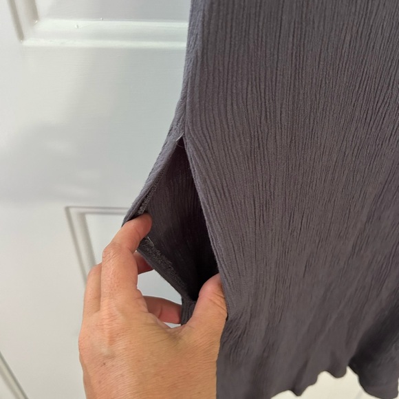 Soft Surroundings Charcoal Sleeveless Gauze Dress Size XS - Picture 5 of 10